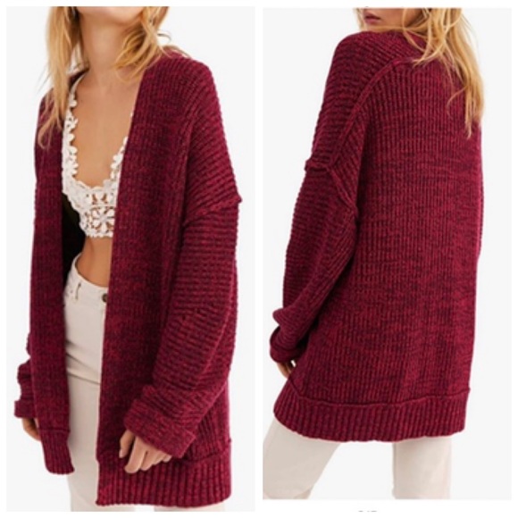 Free People Sweaters - Free People  plum blossom cardigan